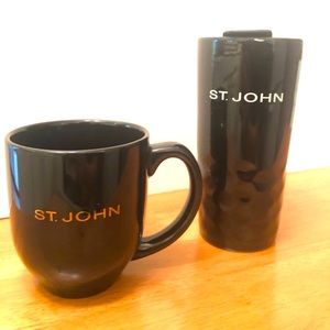 ST. JOHN coffee mug set